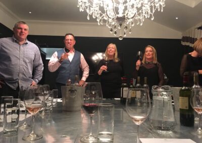 Corporate wine tasting event